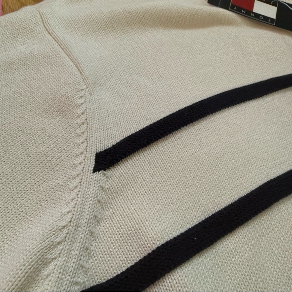 *NWT* MEN'S Vintage 90s/Y2K Tommy Jeans Japan Hilfiger Logo Crew Neck Sweater L - Picture 8 of 16